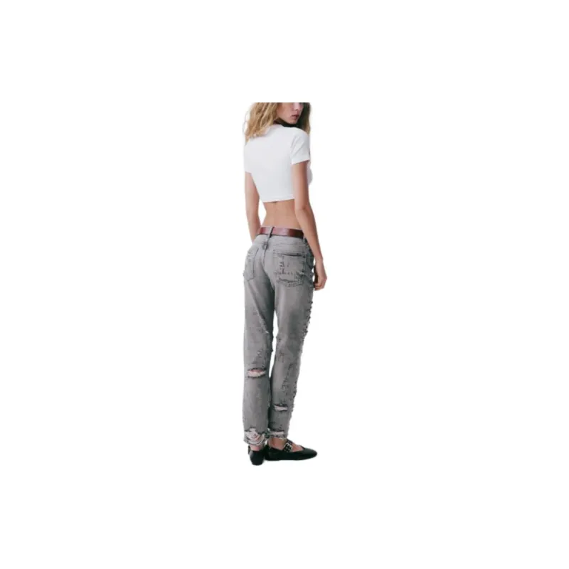 ZARA Jeans Women's Dark Gray-3