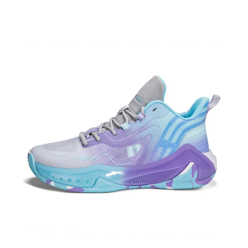 ANDEZHANMUSI Cushioning, Slip Resistant, Abrasion Resistant, Coverage, Support Low Top Basketball Shoes Unisex-9