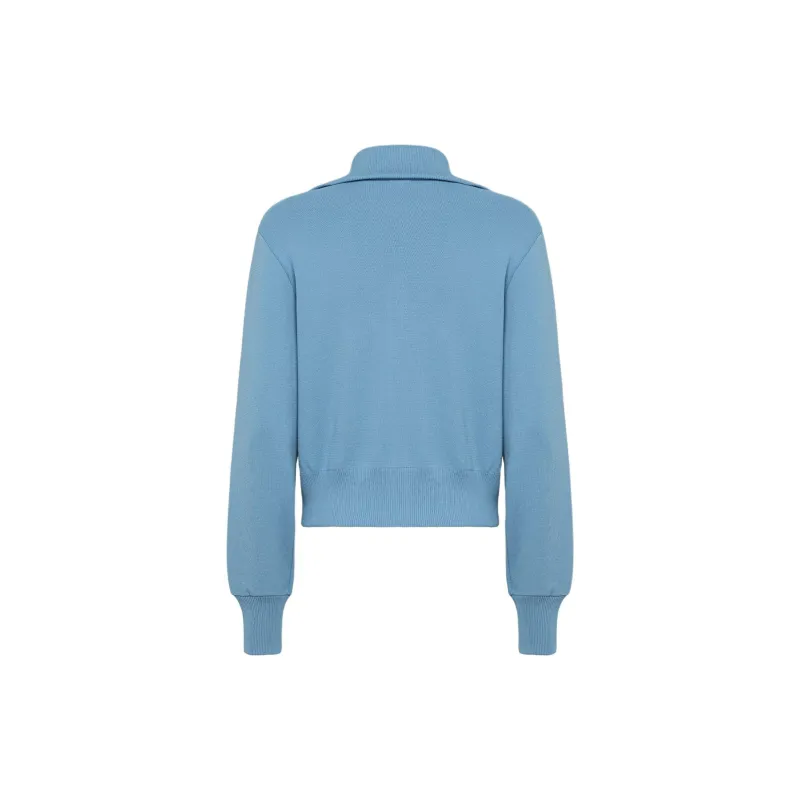 AUTRY Knitted Tennis Zip Jacket-1