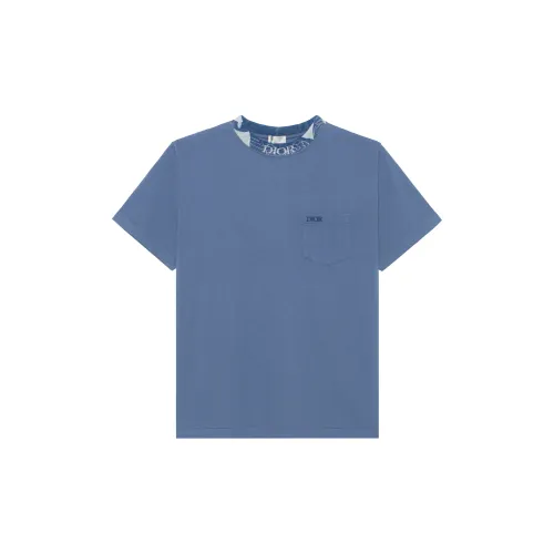 DIOR T-Shirts Men Blue