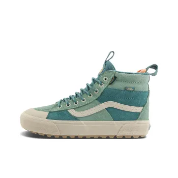 Vans SK8 HI Anti Slip Wear Resistant High Top Hiking Shoes Unisex Green