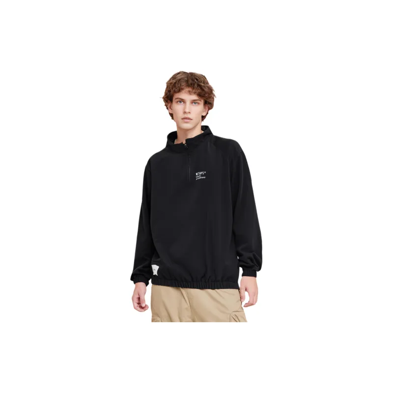 WTAPS Depst Half zip Sweatshirt-1