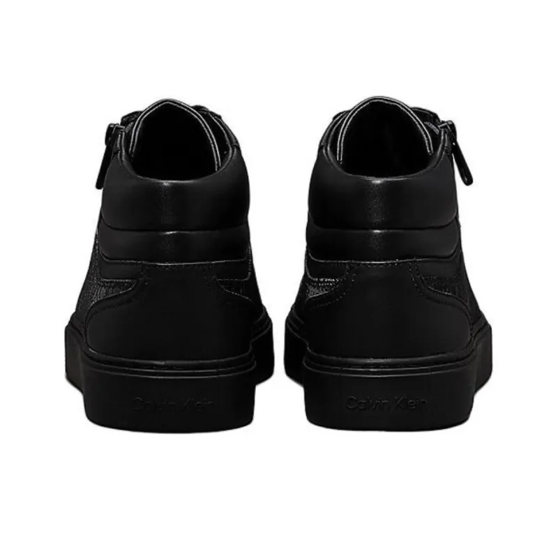CALVIN KLEIN High Top Skateboard Shoes 3.3cm Men's Black-4