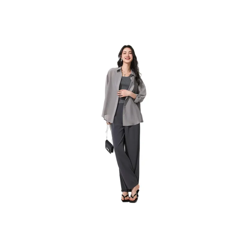 CHUMIAN Shirts Women's-5