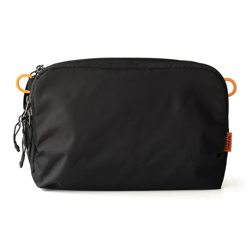 MYBRANDORIGINAL Nylon Polyester Shoulder Bag, Crossbody Bag Unisex Black-0