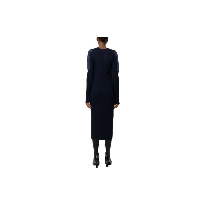RAG&BONE Nikole Ribbed knit Midi Dress-2
