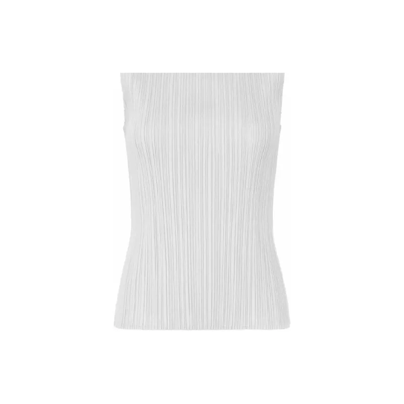 PLEATS PLEASE ISSEY MIYAKE SS22 Camisole Women's Light Gray-1