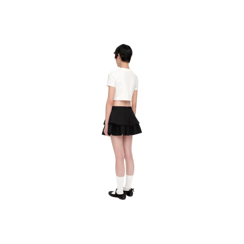 SHUSHUTONG T Shirt Women's White-2