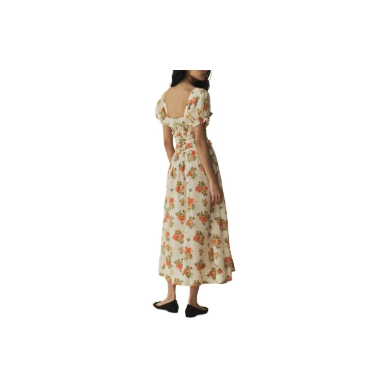 DOEN Clarinet Floral-print Midi Dress-2