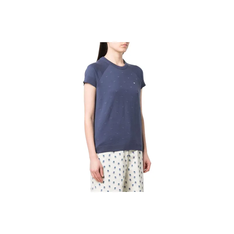 EMPORIO ARMANI T Shirts Women's Blue-3