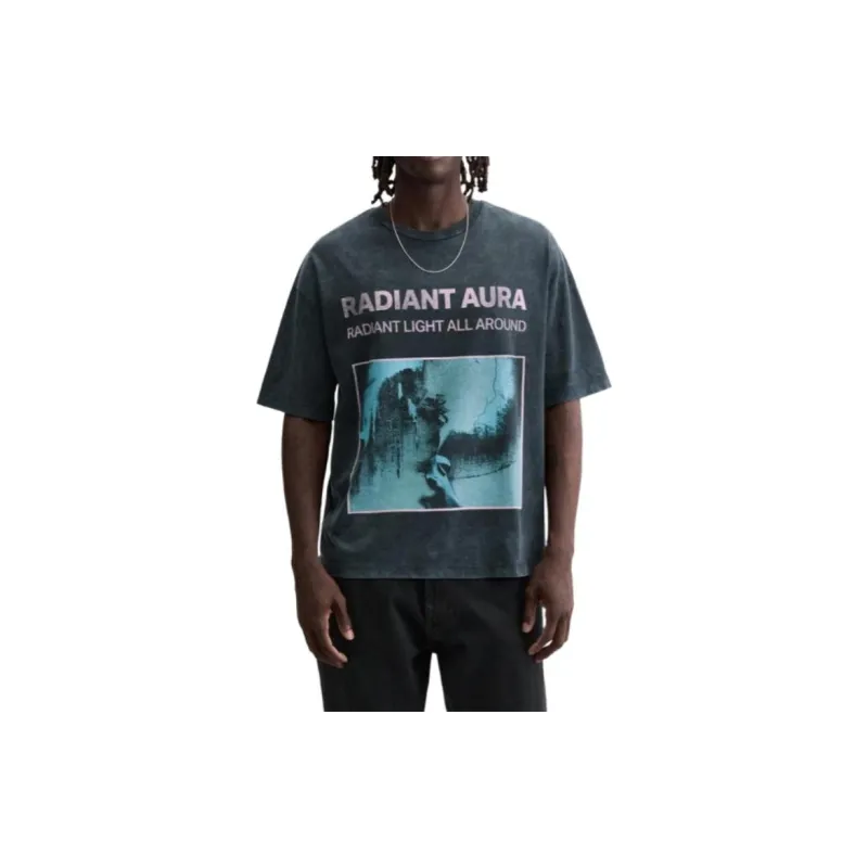 ZARA Regular T Shirt Unisex Deep Anthracite-1