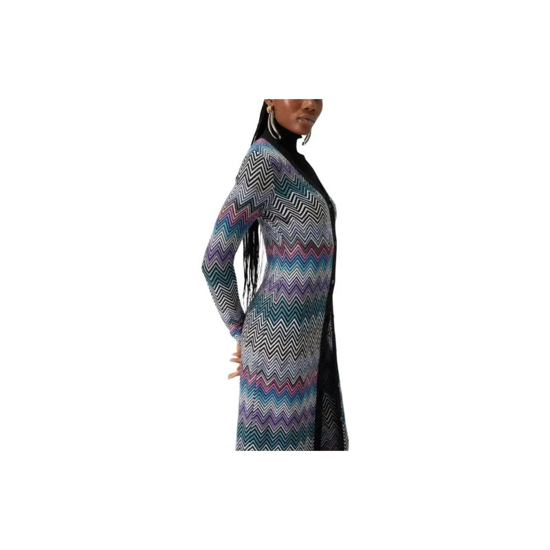 MISSONI Zigzag Long Cardigan-3