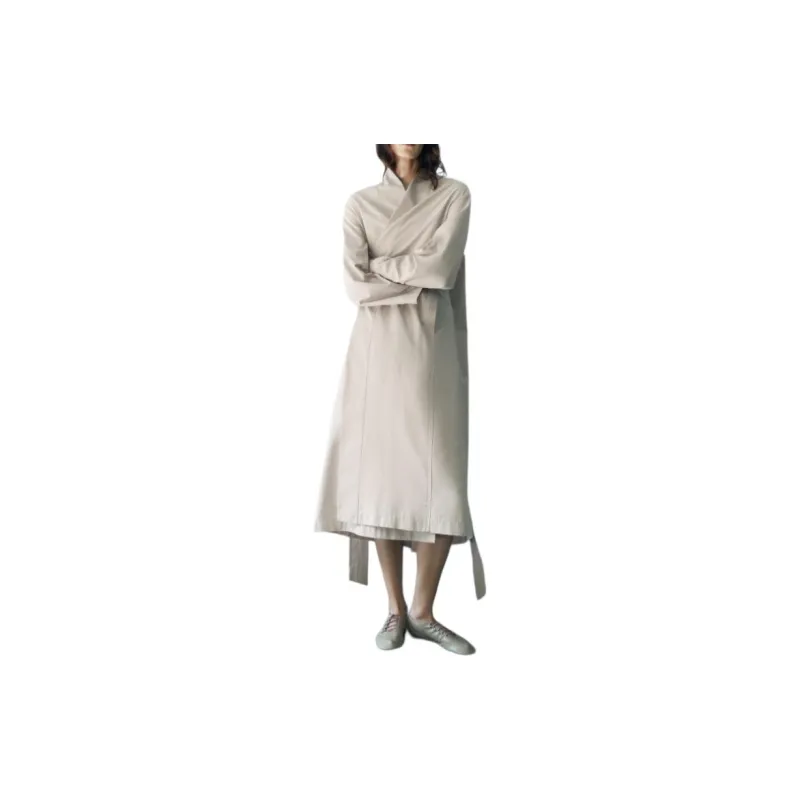 ZARA ZW Series Trench Coat Women's Khaki-2