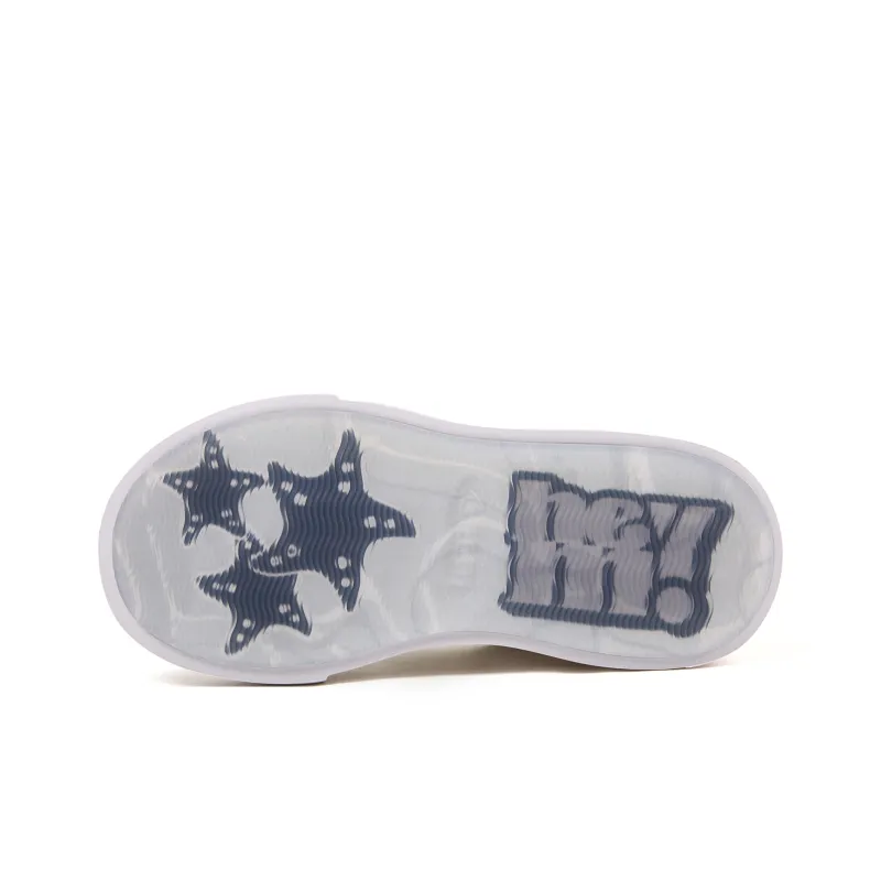 Hemy Height Increasing Anti Slip And Wear Resistant Low Top Casual Shoes Unisex White-5