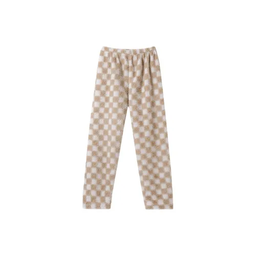 OUSHIBO Pajama Pants Women's Khaki