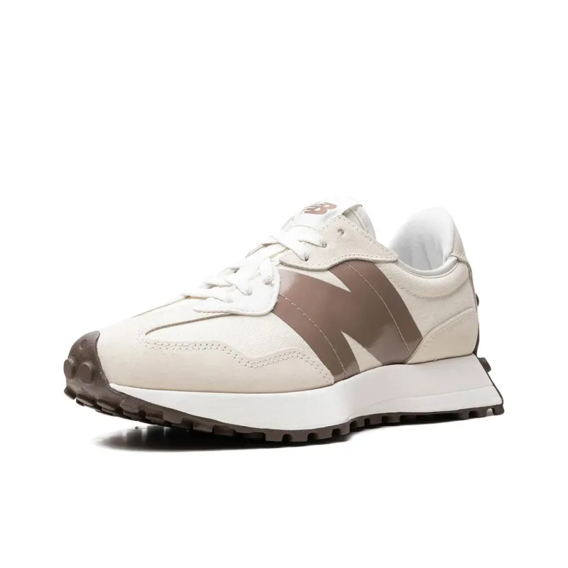 New Balance 327 White Beige Light Brown Women's-2
