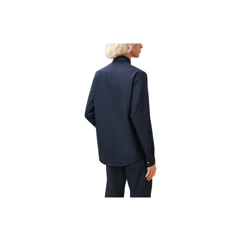 HERMES Shirts Men Marine Blue-1