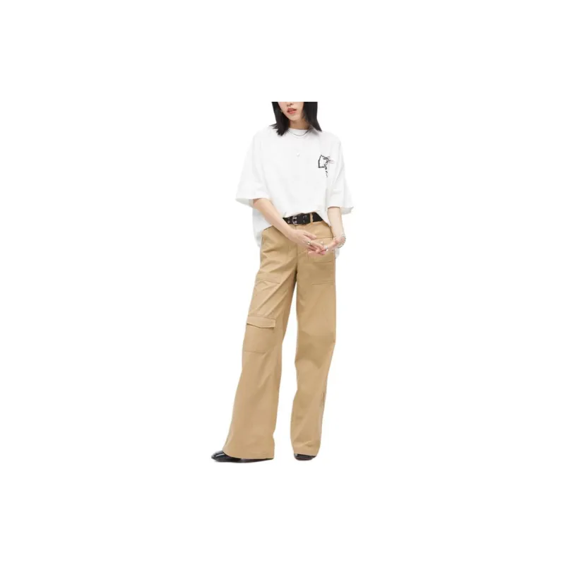 H&M Cargo Pants Women's Beige-1