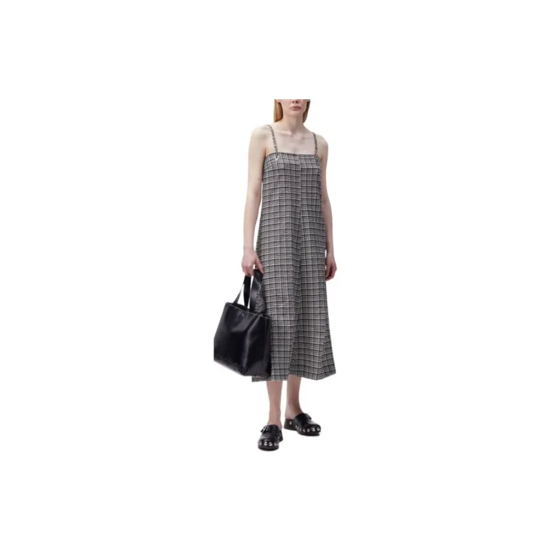 GANNI Sleeveless Dresses Women's Black-2