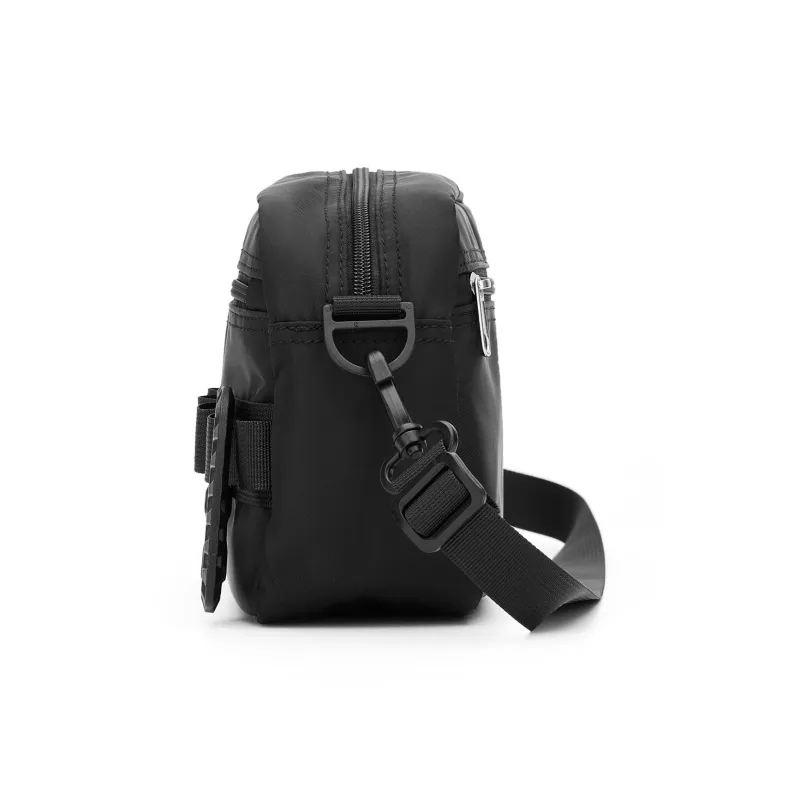 Kawasaki Fabric Crossbody Bag, Shoulder Bag Regular Unisex Black-2