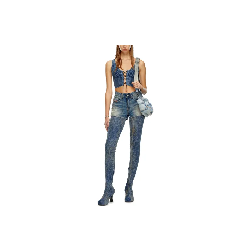 DIESEL Lace up Crop Top-1