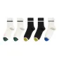 2 White Jasper+2 Black Green+1 White Sapphire Blue