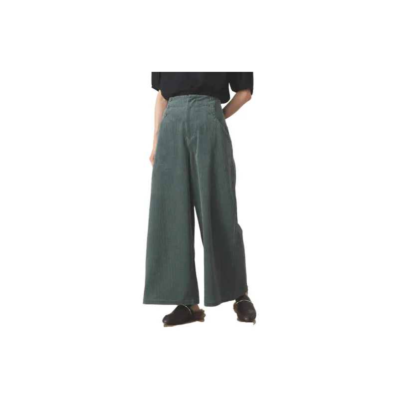 Beams Casual Pants Women's Green-1
