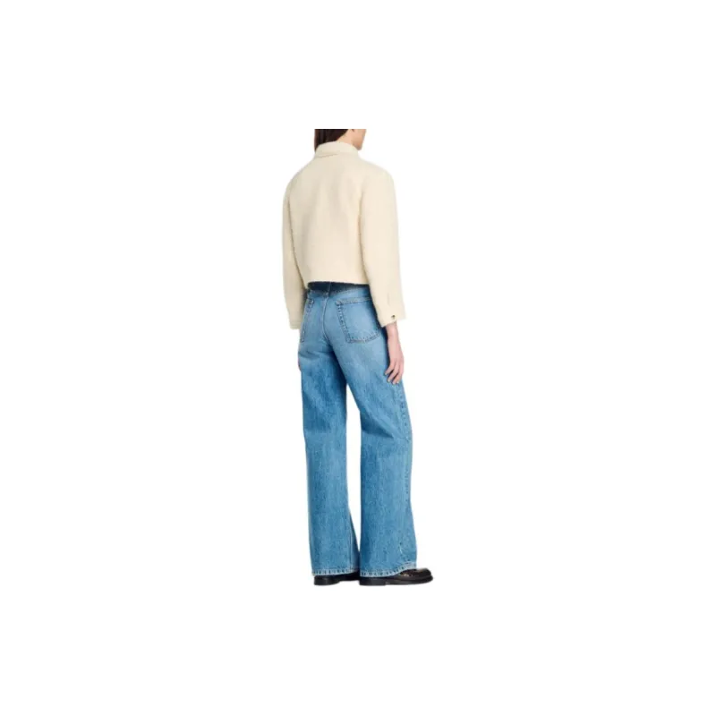 Sandro Embossed buttons Jacket-3