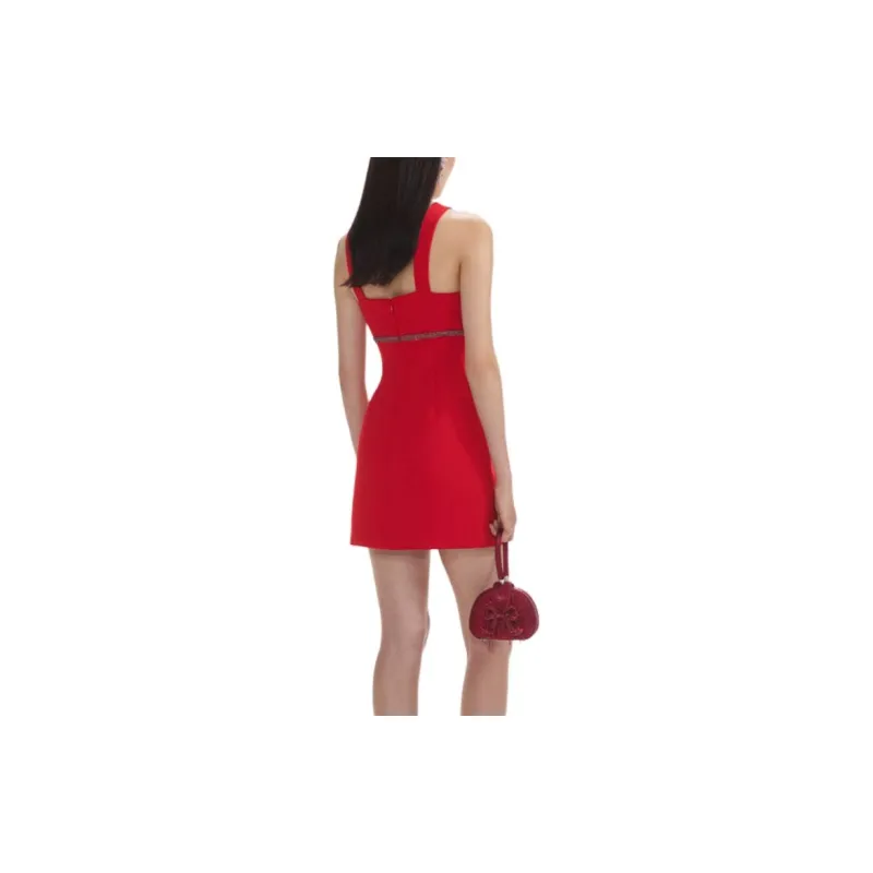 Self portrait Crepe Mini Dress-1