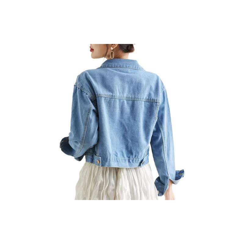 JEANSWEST Denim Jacket Women's Blue-2