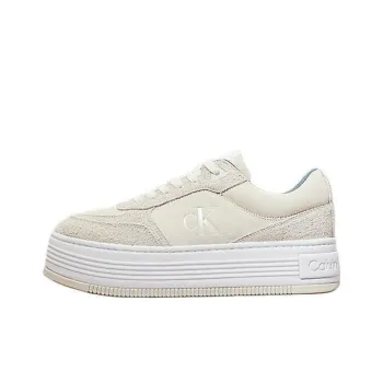 CALVIN KLEIN Low-Top Skateboard Shoes Women's Ivory