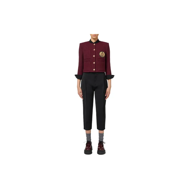 Elisabetta Franchi Cropped Trousers-1