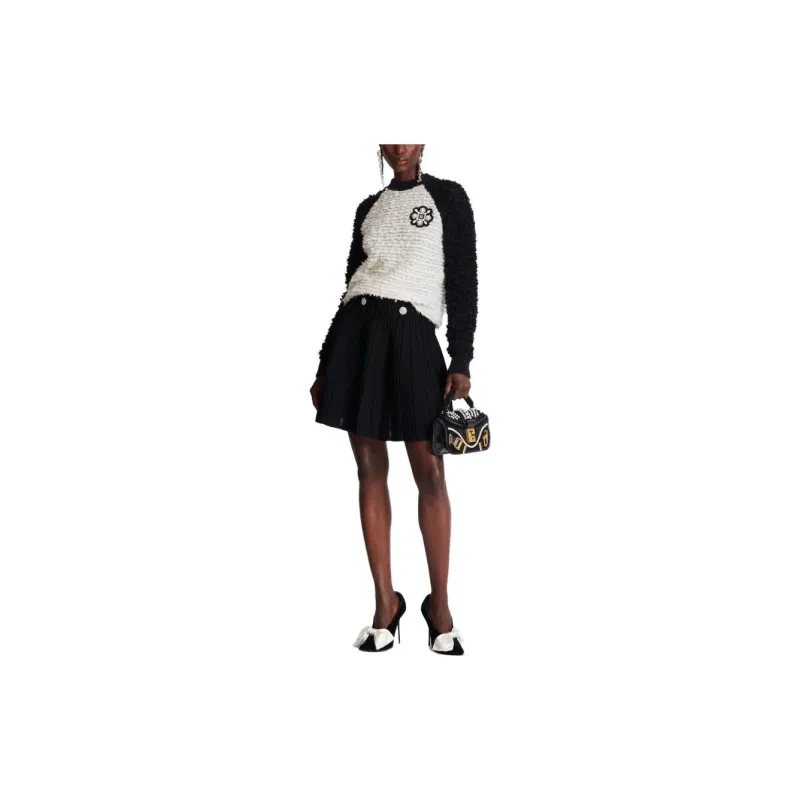 BALMAIN Lurex Tweed Jumper-1