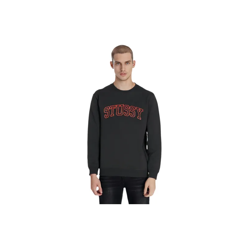 Stussy Outline Applique Crew-9