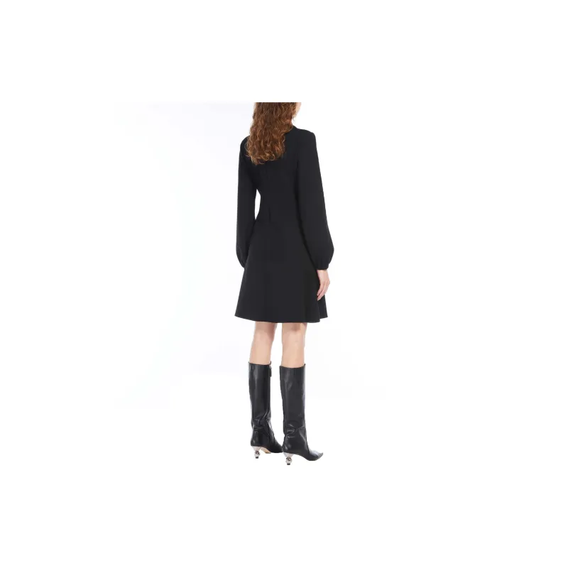WEEKEND MaxMara SS24 Long Sleeved Dress Women's Black-2