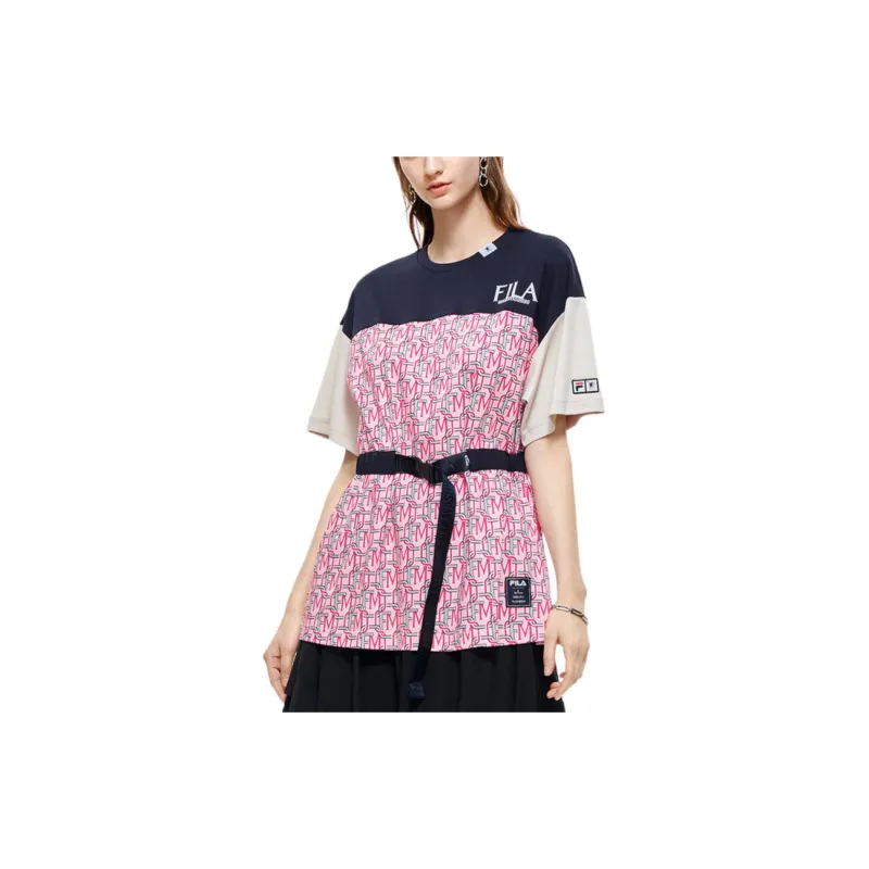 Mihara Yasuhiro X FILA MIHARA YASUHIRO Collaboration Collection T-Shirts Women's Arabic Pink-2