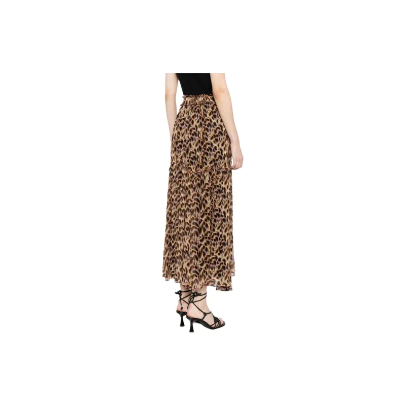 ISABEL MARANT ETOILE Veronique Draped Midi Skirt-2