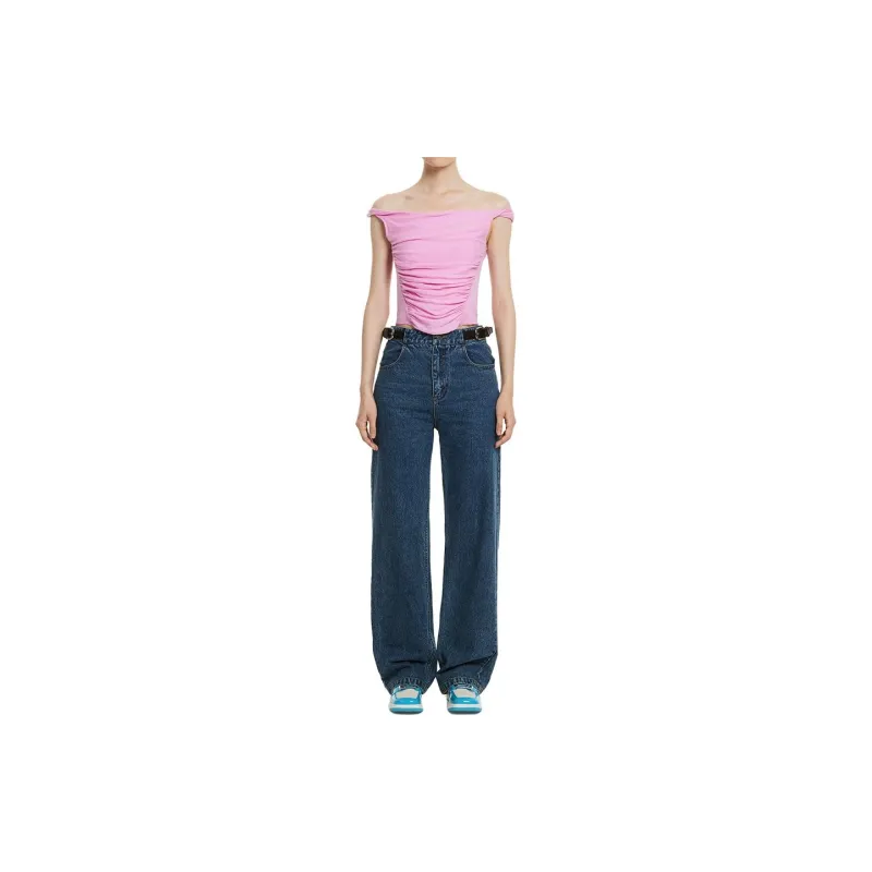 CALVIN LUO Spring And Summer Collection Jeans Women's-4