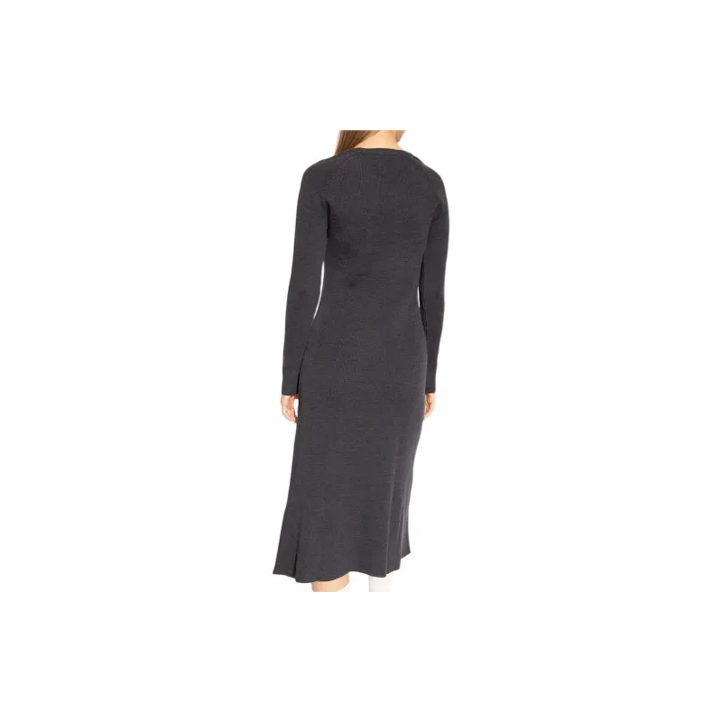 Maison Kitsune Long Sleeved Dresses Women's Black-2