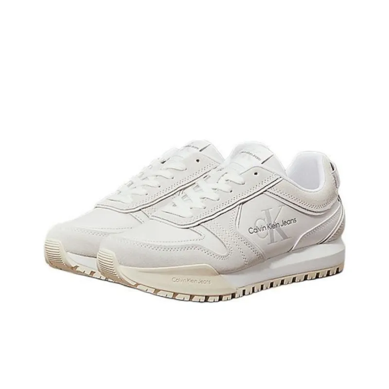 CKJ CALVIN KLEIN JEANS Low Top Casual Shoes Women's White-2