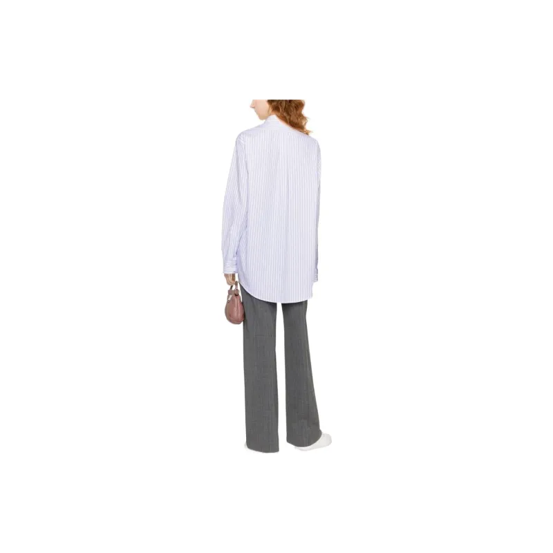 Maison Margiela Pinstripe Long Sleeved Shirt-2