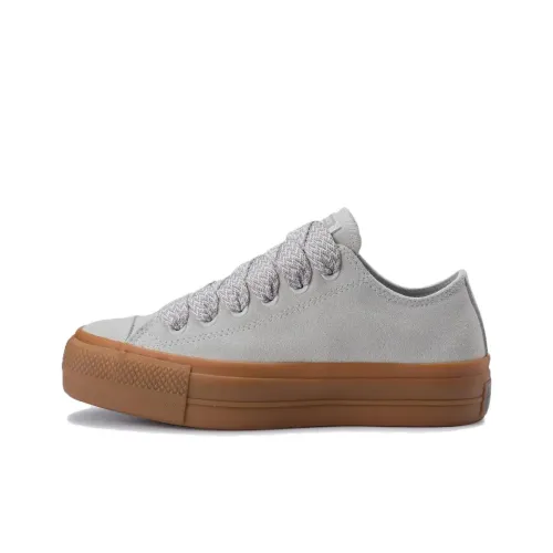 Converse Chuck Taylor All Star Skateboard Shoes Women's Low-Top Old White/Light Honey