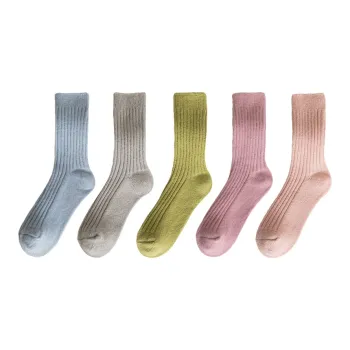 MIIOW Mid Calf Socks Women's Combo Set