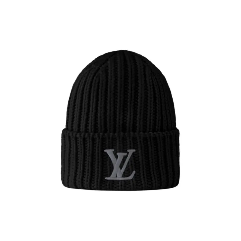 LOUIS VUITTON Wool Beanies Men's White/Black-0
