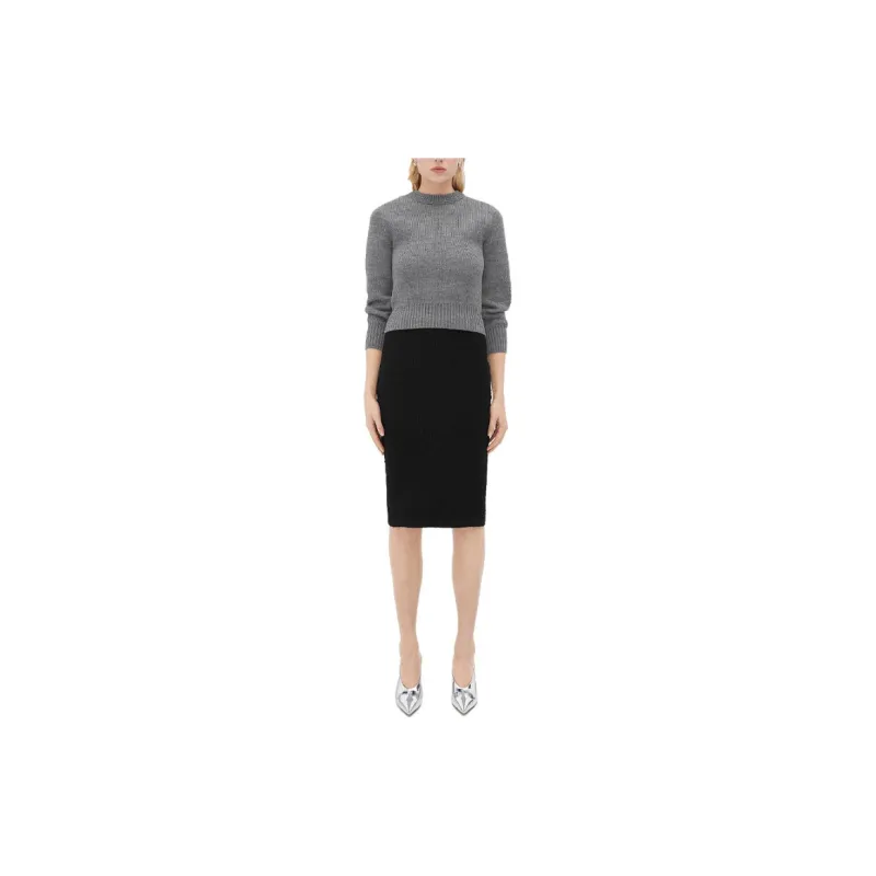 Bottega Veneta High-Rise Midi Skirt-3