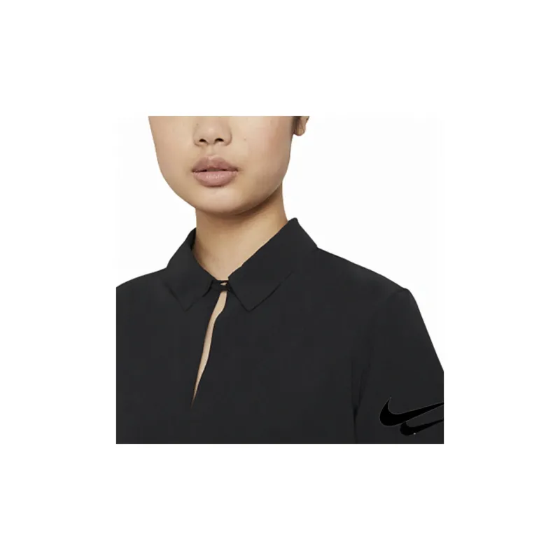 Nike Dri Fit Flex Ace Polo Shirt Women's Black-4