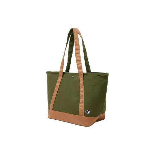 Champion Cotton Tote Bag Shopping Bag Handbag Regular Unisex Olive