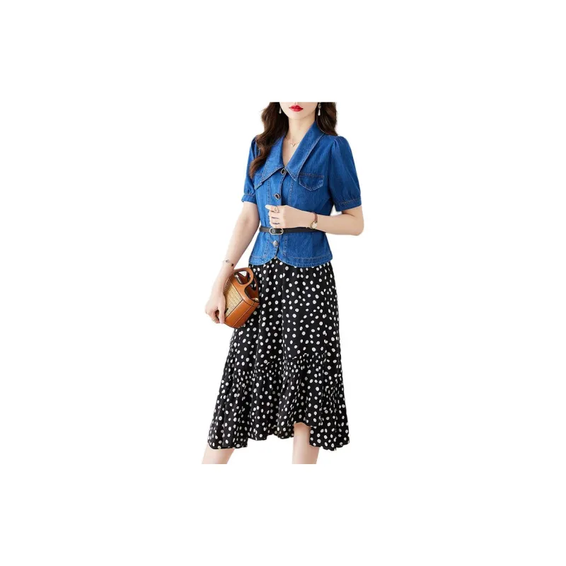 TERRE BLEUE Skirt Set Women's Black-2