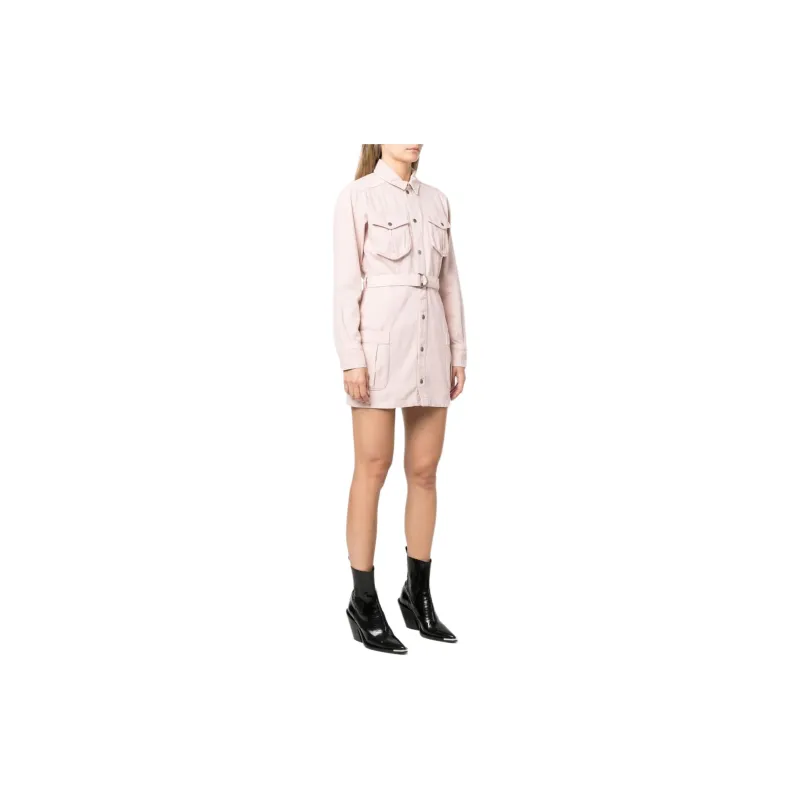 Ksubi Hazard Belted-waist Shirt Dress-3