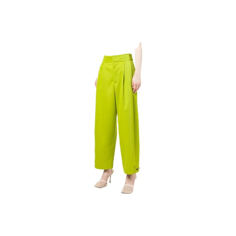 Bottega Veneta SS22 Casual Pants Women's Green-3